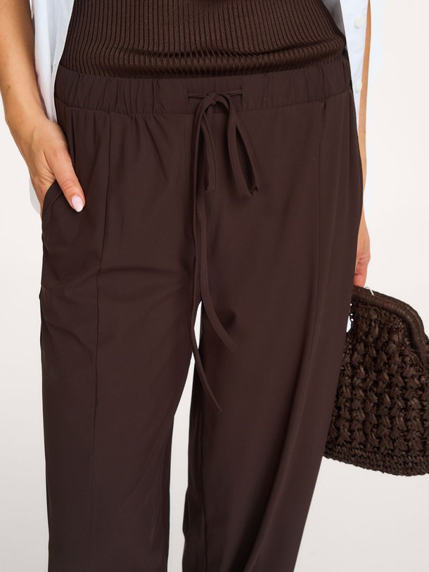 Darie, medium travel jersey balloon broek