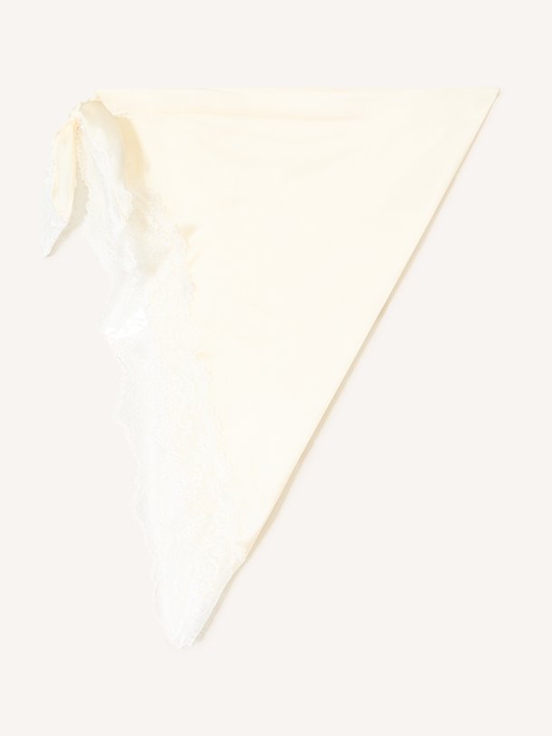 Louise Lace Scarf Louise, geweven sjaal met kant