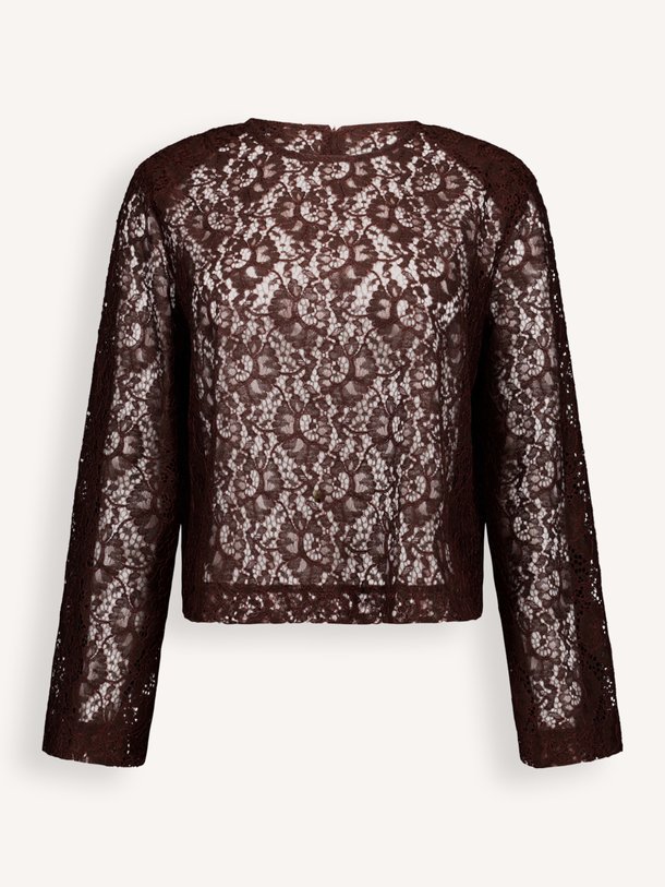 Amaya lace top Amaya, katoenmix kanten top