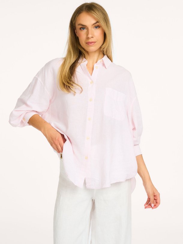 OXAM Oxam, linnen/viscosemix blouse