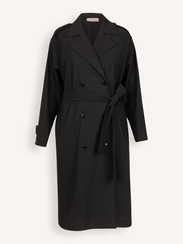 Laurine, bonded travel jersey trenchcoat