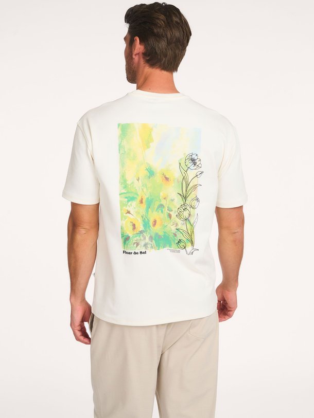 Flora, katoenmix T-shirt met print