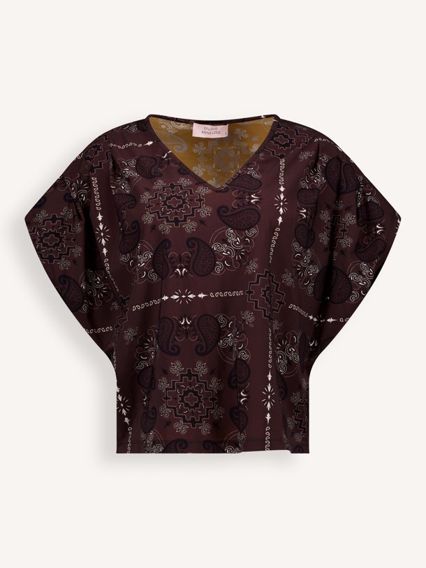 Renske paisley top Renske, medium travel jersey top