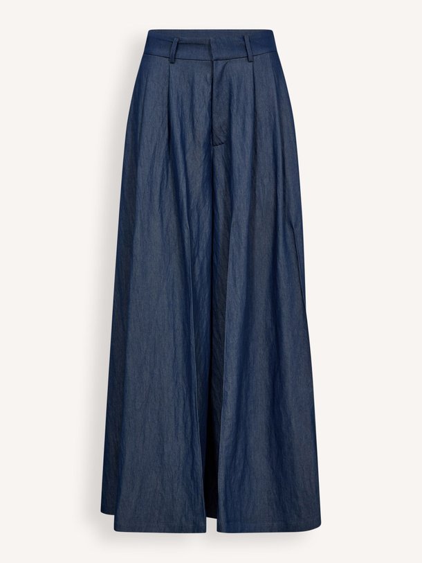 Abiola, geweven wide leg broek