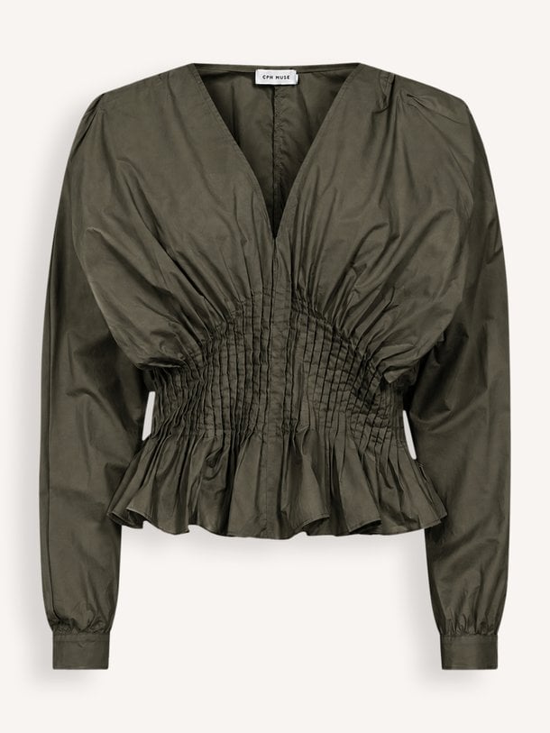 CMPOPLIN-BLOUSE Poplin, katoenen top