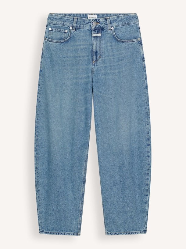 Jazzie, high waist barrel fit jeans