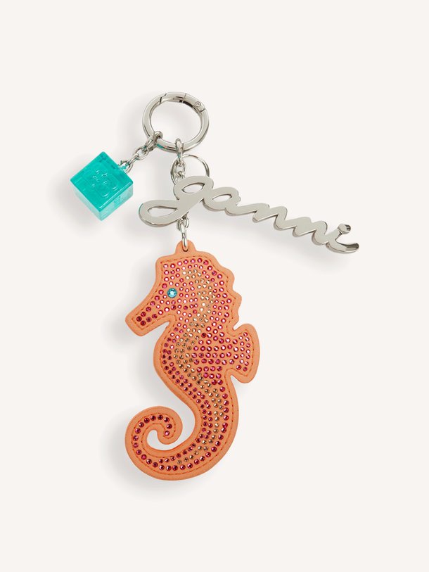 Seahorse Strass Charm Sleutelhanger