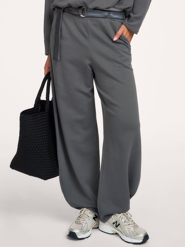 banana pants fleece Katoenmix fleece broek