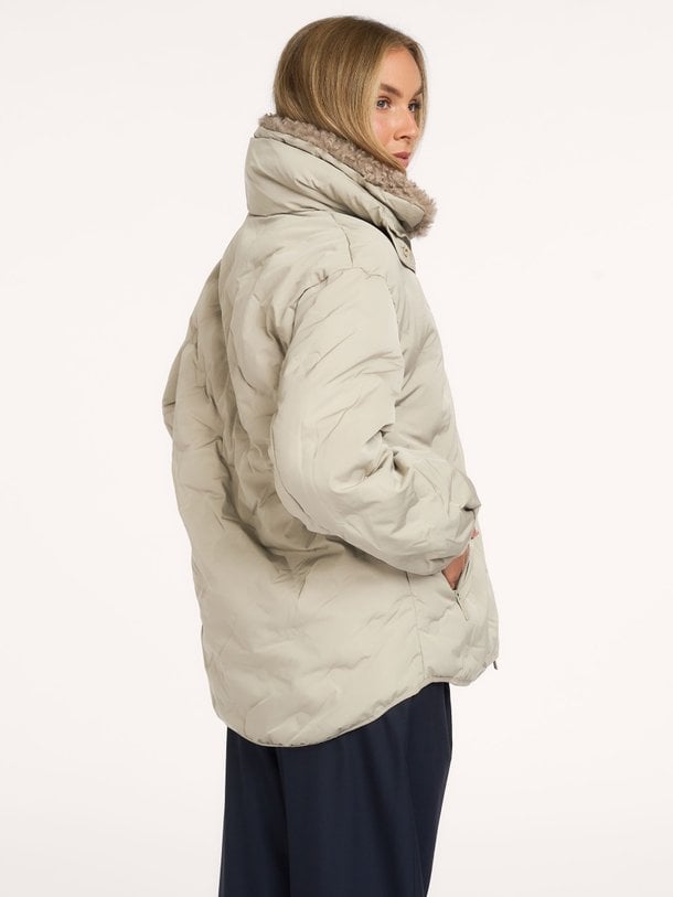 the darling coat The Darling, geweven gewatteerde jas