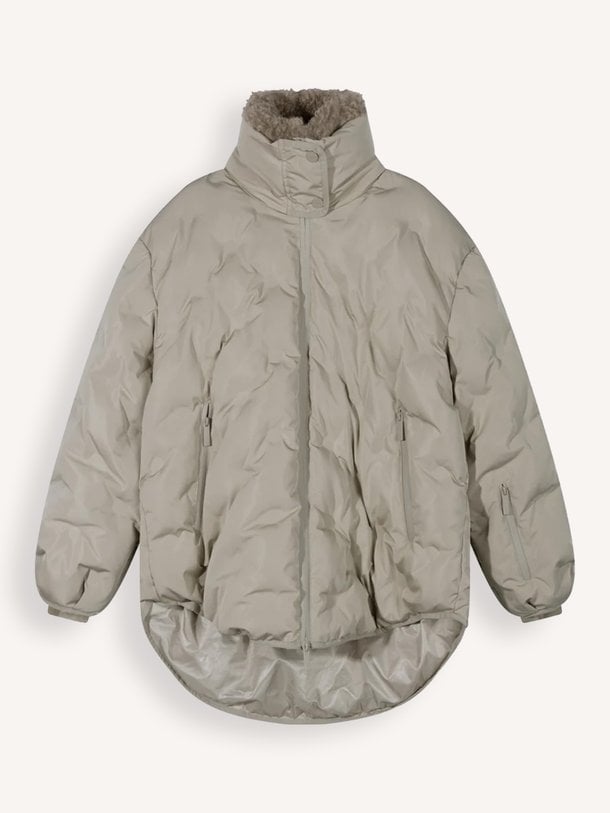 the darling coat The Darling, geweven gewatteerde jas