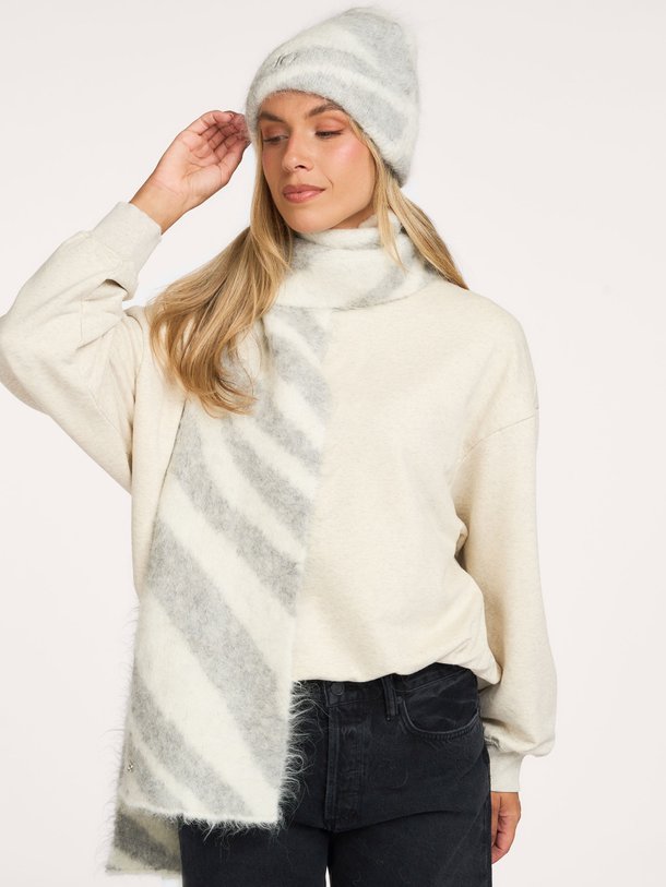 knit scarf zebra Alpacamix sjaal