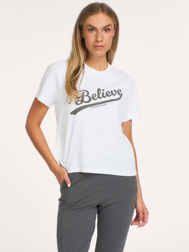 petite tee believe Organic cotton T-shirt