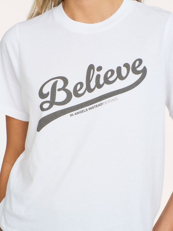 petite tee believe Organic cotton T-shirt