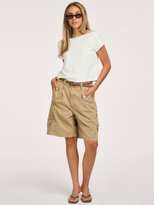 Flight, organic cotton mix short
