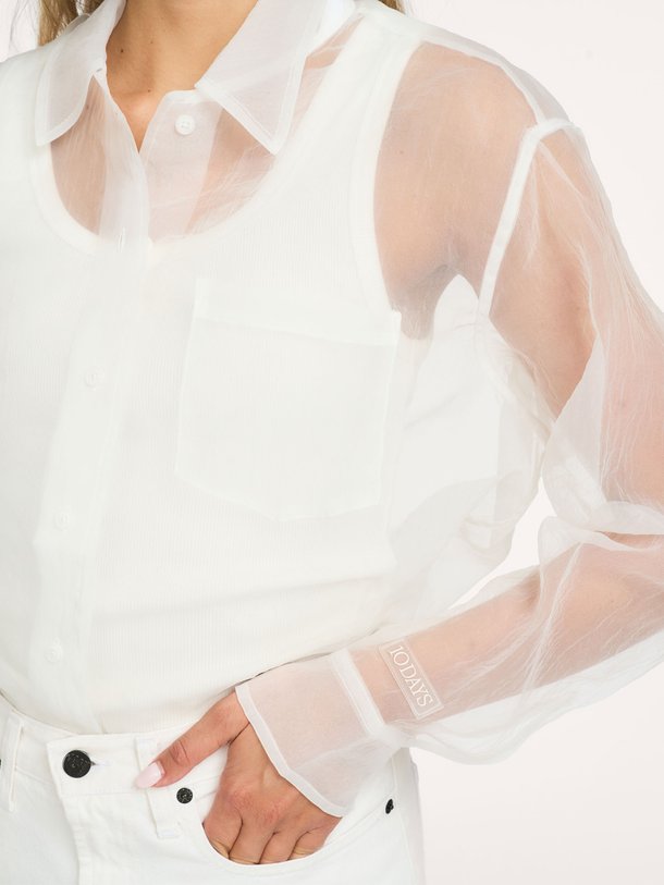angel shirt organza Angel, geweven blouse