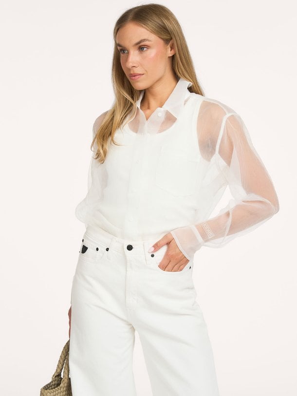 angel shirt organza Angel, geweven blouse