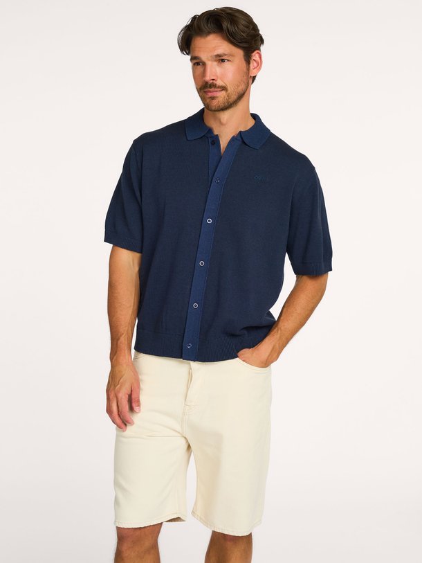 Linnen/katoenmix polo