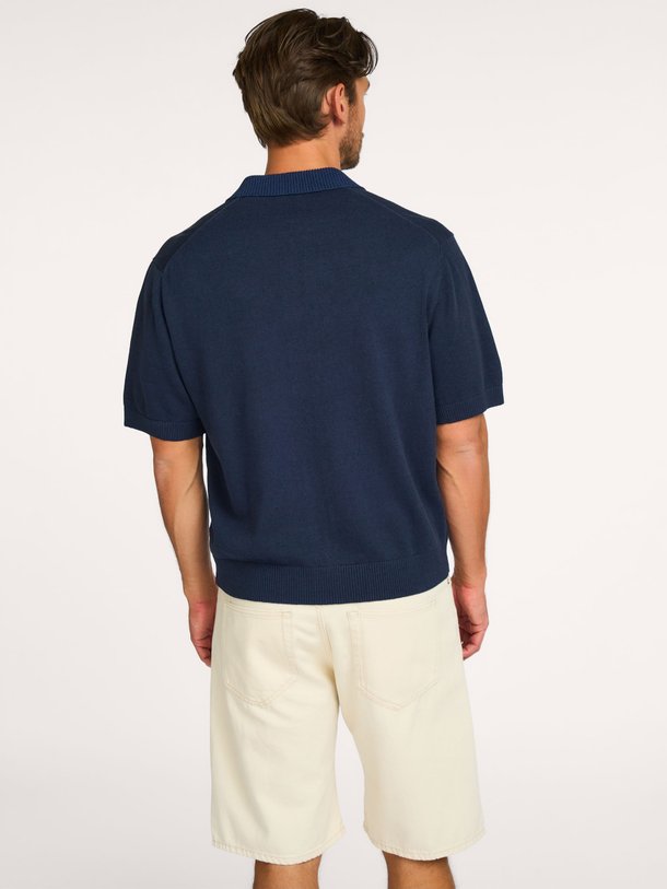 Linnen/katoenmix polo