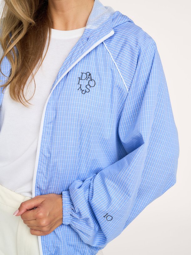 hooded jacket check Katoenen geruite jack