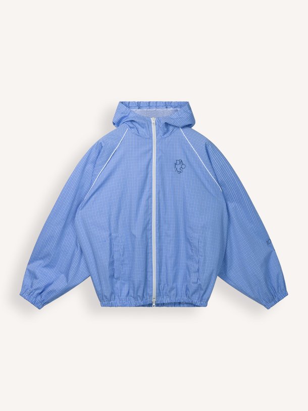 hooded jacket check Katoenen geruite jack