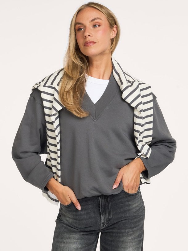 Katoenmix balloon sweater