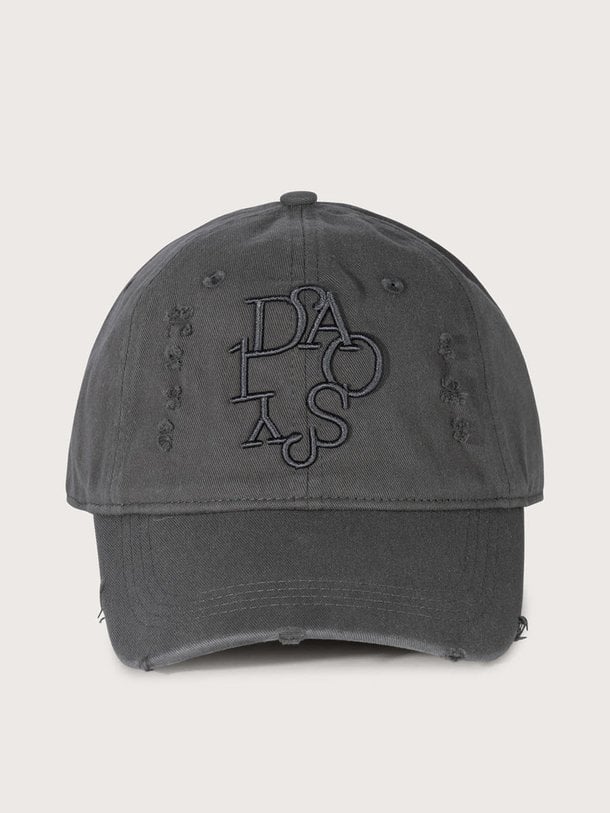cap curly 10 Katoenen logo pet