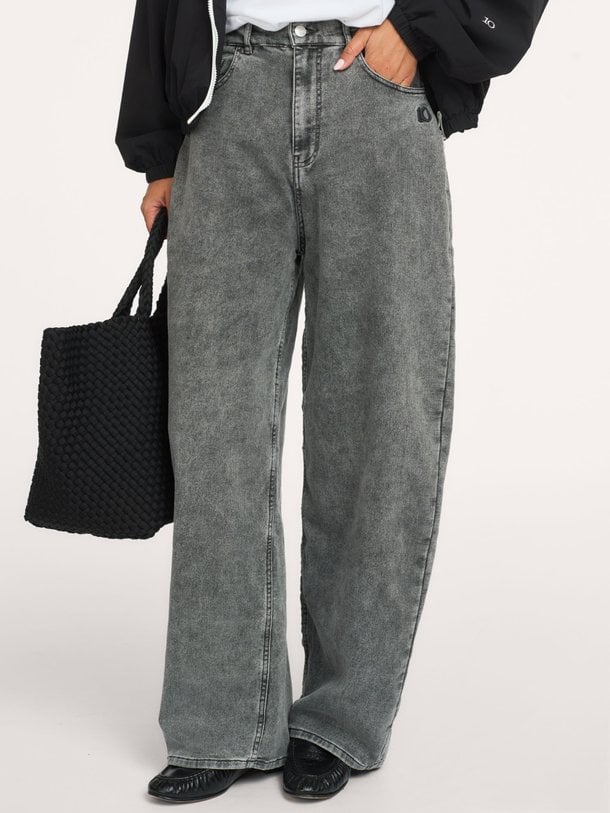 wide pants jog denim High waist wide leg jeans