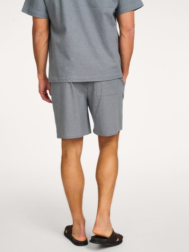 Seersucker, katoenmix short