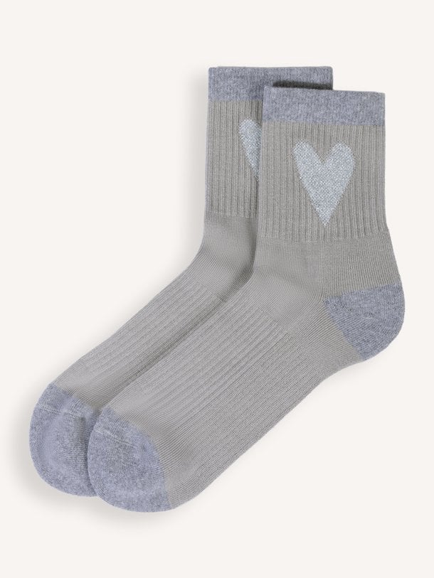 Katoenmix sokken met lurex