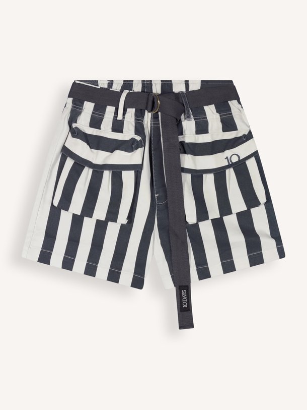 Ulitily, katoenmix gestreepte short