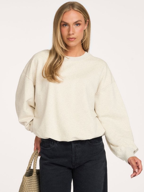 Katoenmix balloon sweater