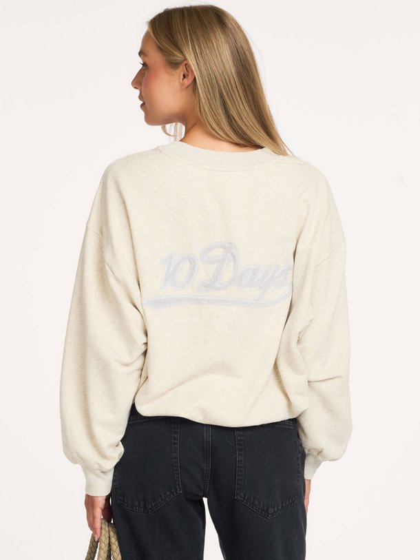 Katoenmix balloon sweater