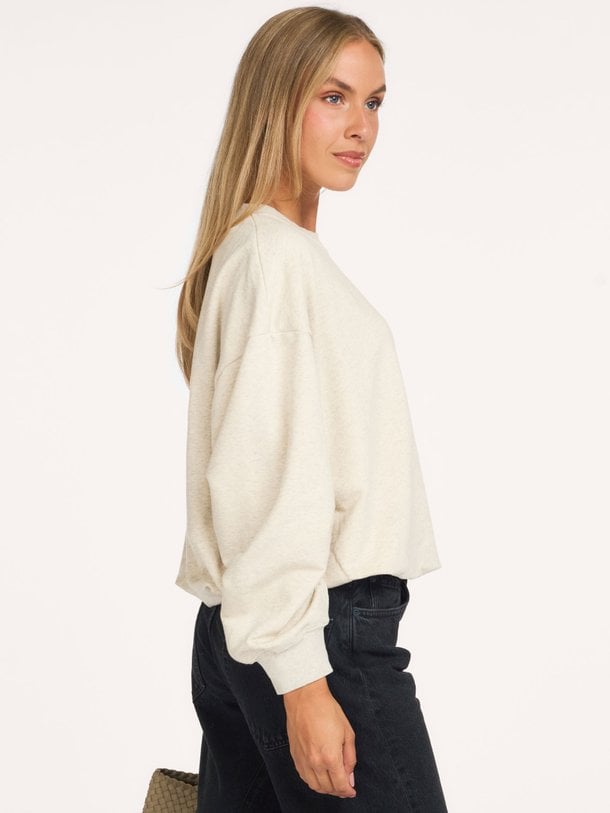 Katoenmix balloon sweater