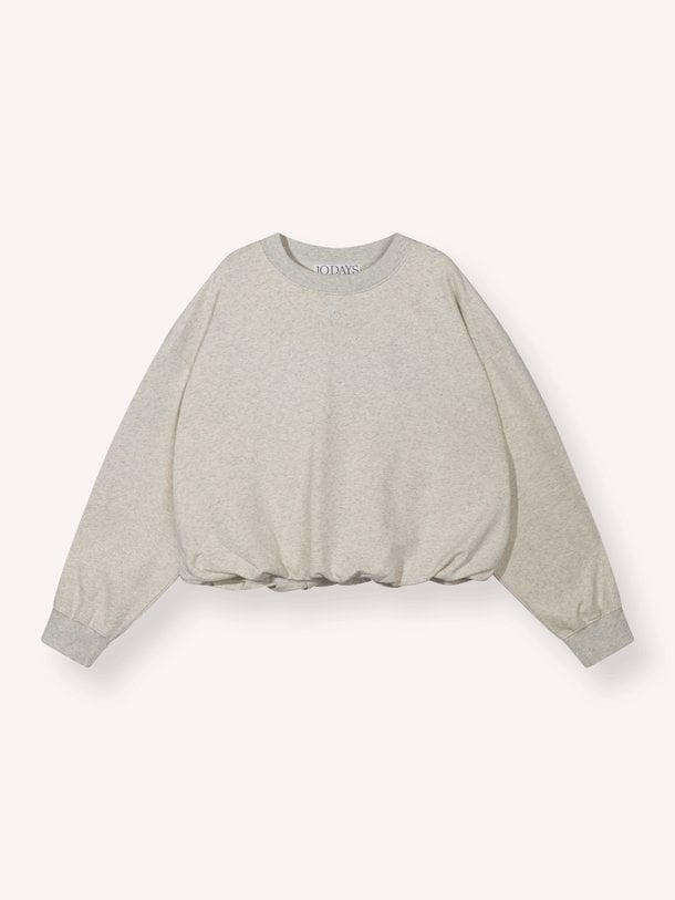 pleated sweater 10DAYS Katoenmix balloon sweater