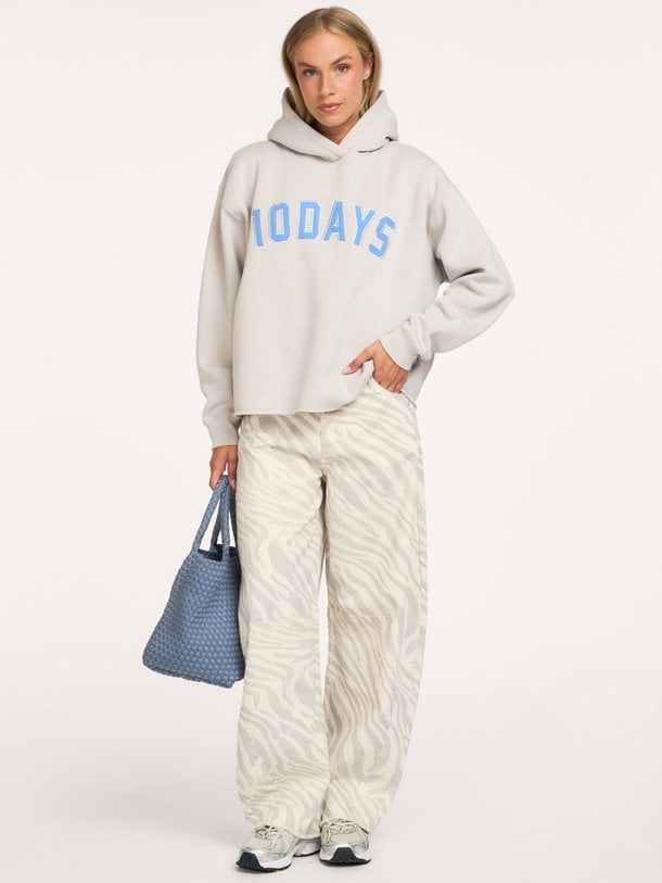 Katoenmix hoodie