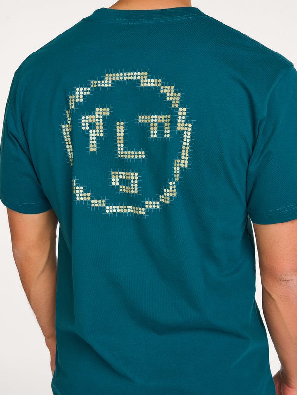 Dotted Face, organic cotton T-shirt