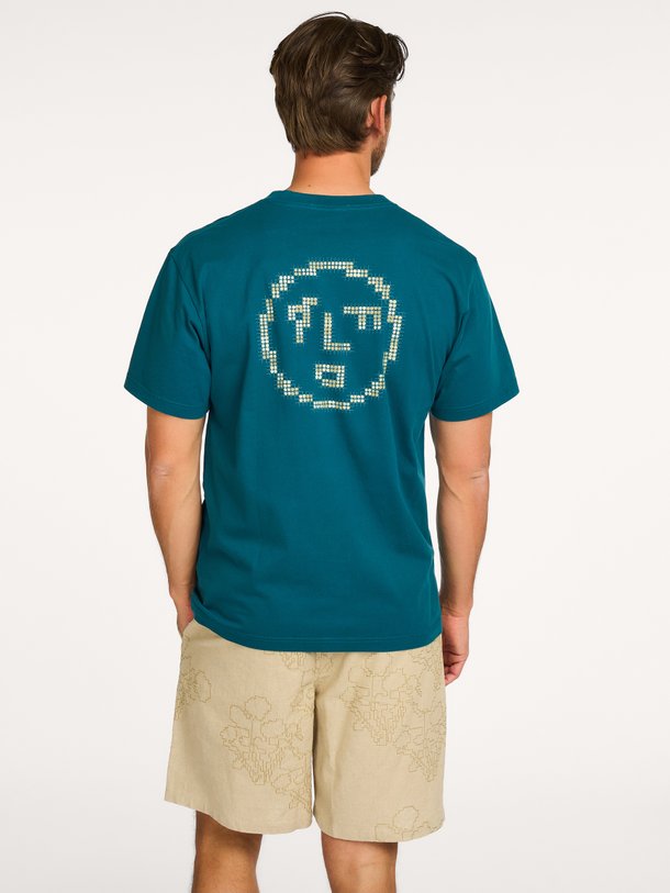 Dotted Face, organic cotton T-shirt