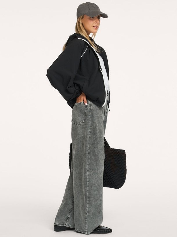 hooded travel jacket Oversized travel jack