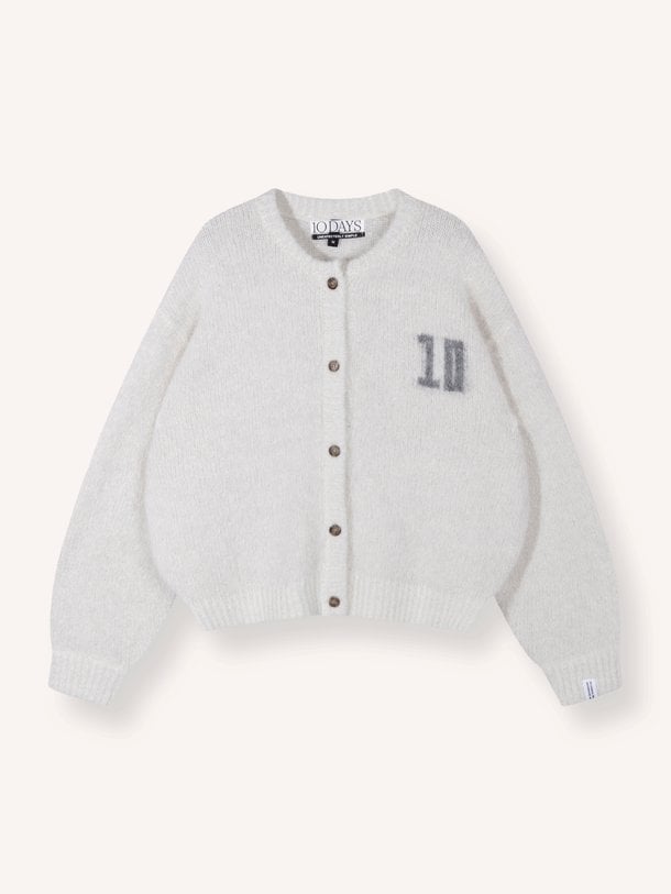 hairy knit cardigan Alpacamix vest