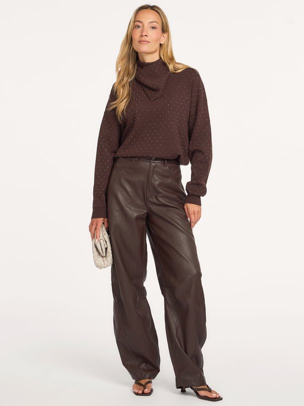 Janel, viscosemix sjaal met studs