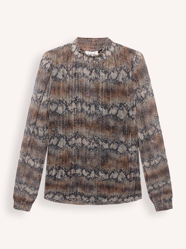 Tory, geweven top met lurex