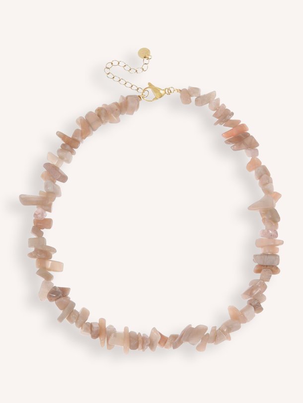 Gemstone ketting Vergulde gemstone halsketting
