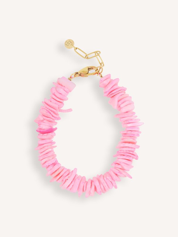 Schelpenarmband Vergulde armband met schelpen