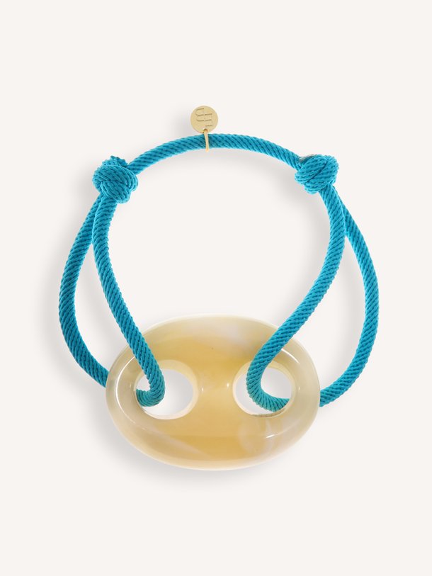 Armband met XL opengewerkte bedel Armband met bedel