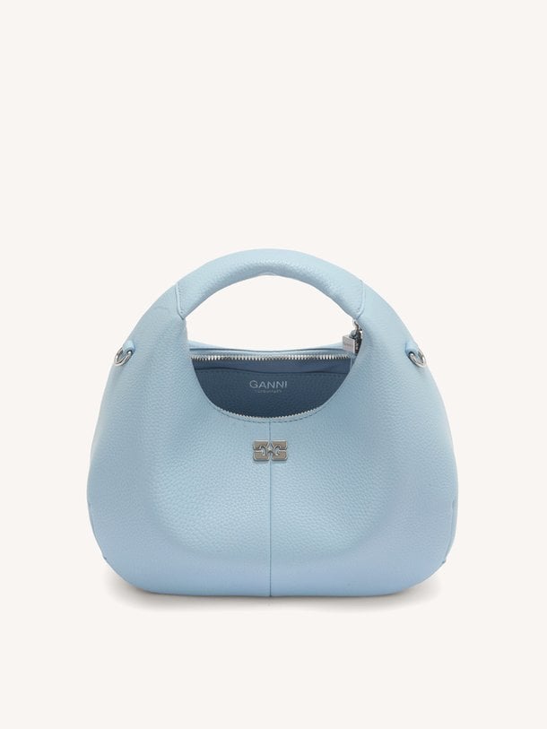 Hobo Mini Grained Hobo mini leatherlook schouder-/handtas