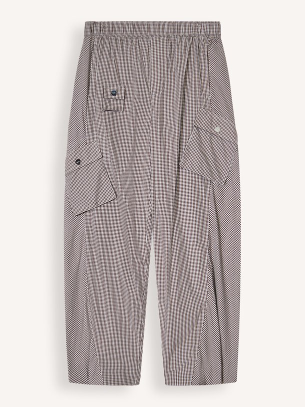 Check Cotton Cargo Pants Organic cotton cargo broek