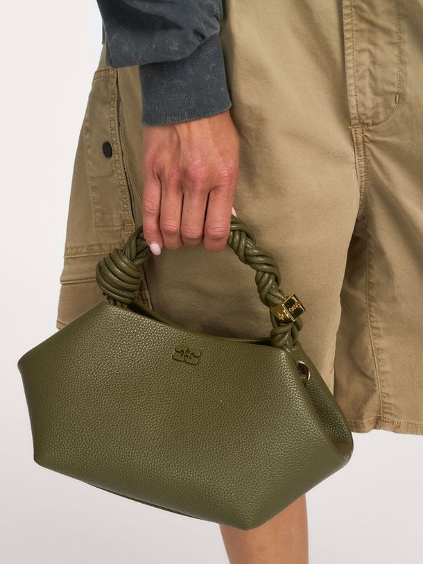 Bou Small Grained Bou small crossbody bag met reliëf