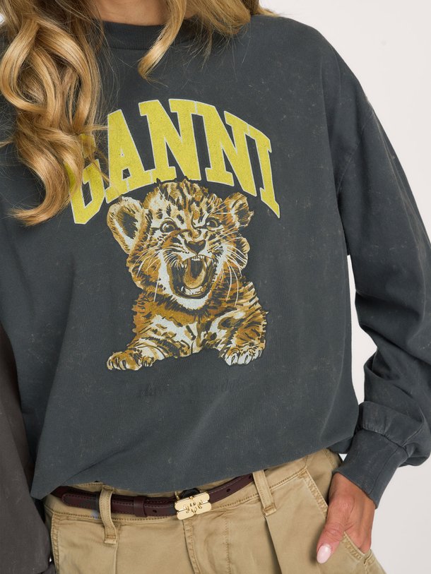Future Jersey Longsleeve Tiger Organic cotton longsleeve met print