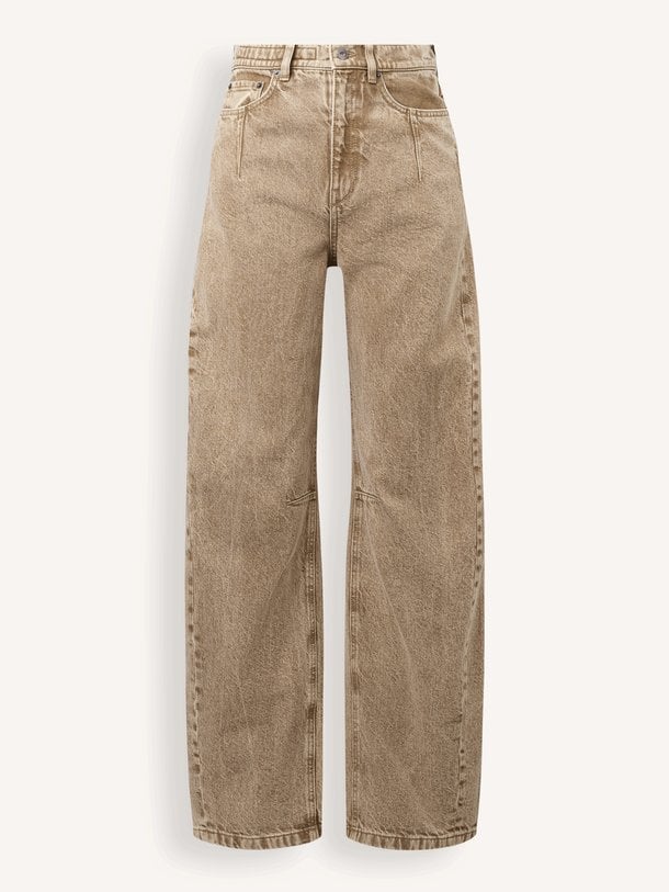 Liable, mid waist barrel fit jeans
