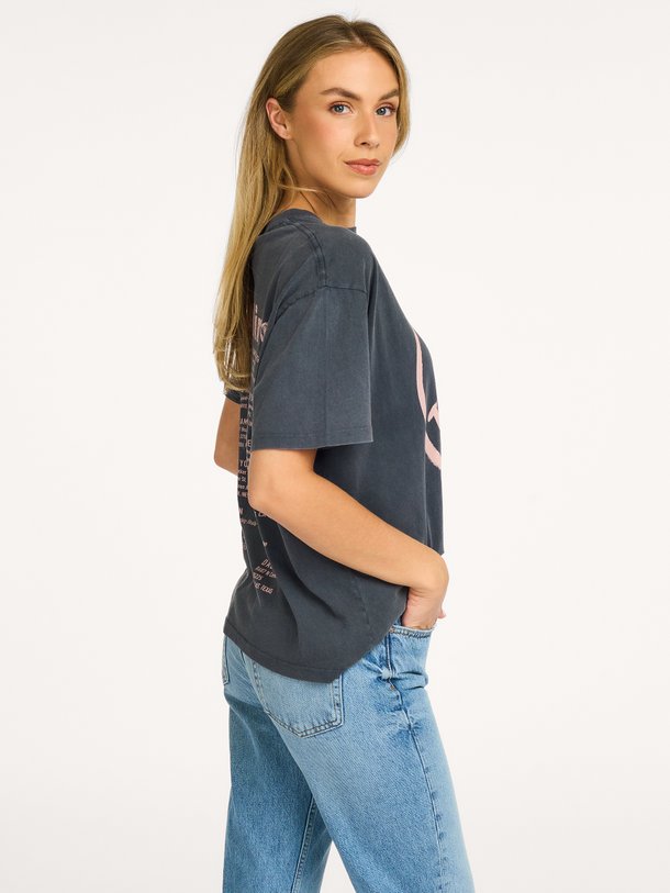CADE TEE SMILEY Cade, katoenen T-shirt met print
